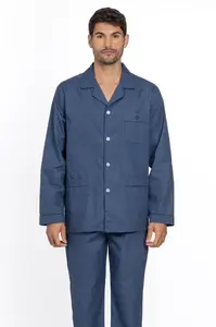 Pánské pyžamo ALONSO 4XL Tmavě modrá