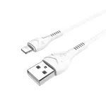Datový kabel Hoco Cool Power Charging Data Cable for Lightning 1M, bílá