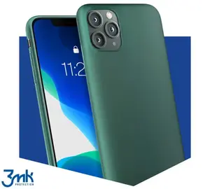 Ochranný kryt 3mk Matt Case pro Apple iPhone 12/12 Pro, tmavě zelená