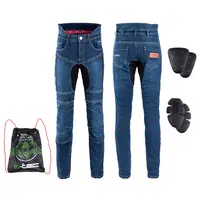 Dámské moto jeansy W-TEC Biterillo Lady modrá L