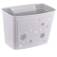 Univerzální závěsný box na přebalovací pult "Stars", Bílá