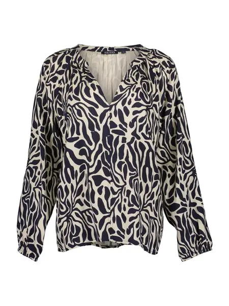 BLUE SEVEN Blúzka  nebielená / námornícka modrá