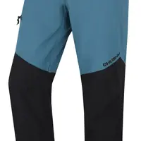 Husky Kavia M L, turquoise/black Pánské softshellové kalhoty