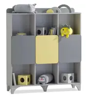 Skrinka na hračky raundo - šedá