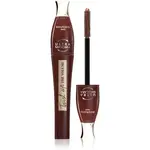 Bourjois Twist Up The Volume řasenka pro objem s kartáčkem 2 v 1 odstín Brown 8 ml