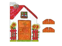 Marionetino - Prídavná kulisa - babičkina chalúpka