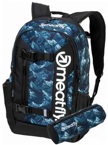 Meatfly batoh Basejumper Green Mountains 22 L | Zelená | Objem 22 L