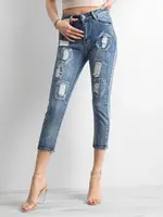 Jeans trousers-JMP-SP-CHK001.81-blue