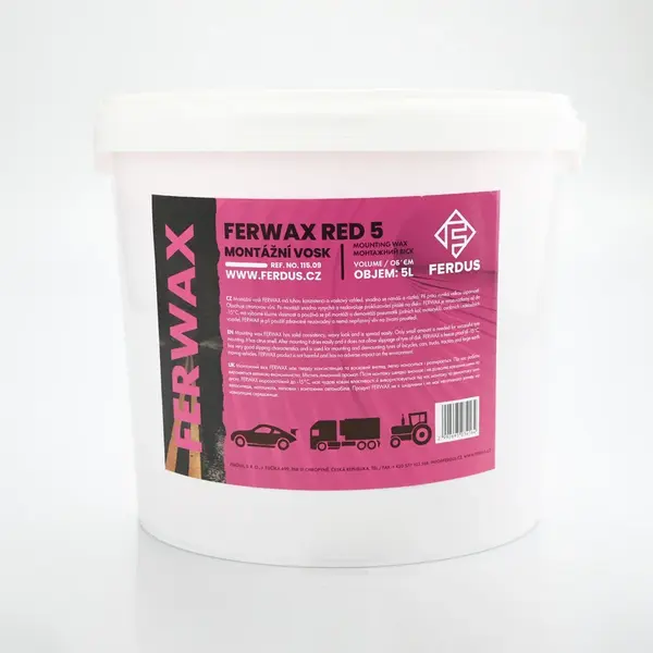 Montážní vosk FERWAX RED 5
