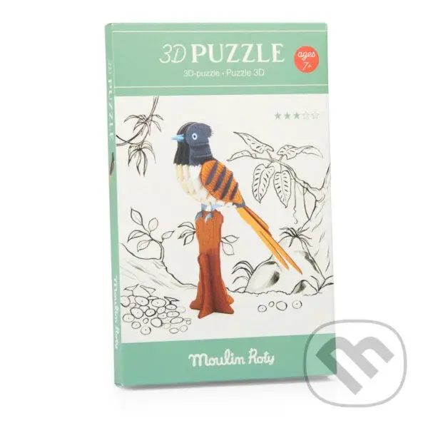 Puzzle 3D - Rajka indická - puzzle z kategorie 3D puzzle