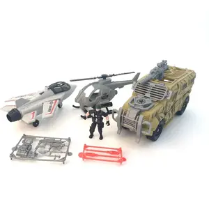 Alltoys Veľká vojenská sada so stíhačkou