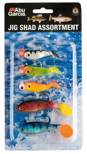 Abu garcia sada gumových nástrah jig shad assortment 5 ks