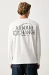Armani Exchange  tričko s dlouhým rukávem pánské bavlněné