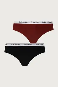 Calvin Klein Underwear  slipy dětské bavlněné s elastanem 2-pack