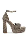 Kurt Geiger London  sandále na podpätku Crystal Strap Platform