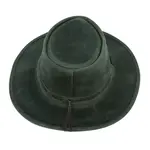 Unisex kožený klobouk bushman highvelder tmavě zelená s