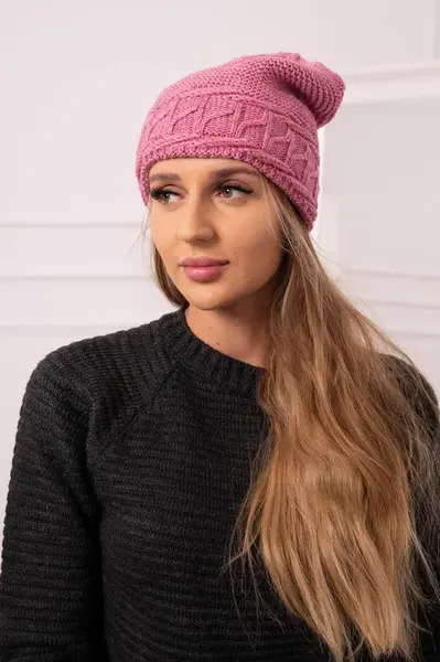 Kesi Dámská čepice Aniela K338 tmavě růžová