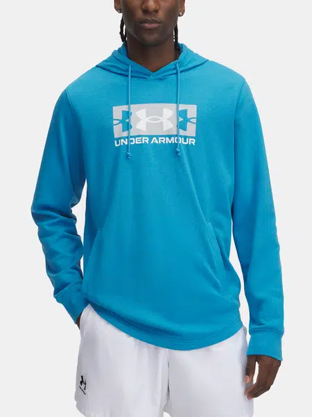 Pánská mikina Under Armour UA Rival Terry Logo Hood - Pánské