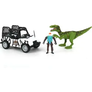 Alltoys Dinosaurie set s autom (16)