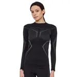 Dámské funkční triko Brubeck Dry s dlouhým rukávem LS1736W Black/Graphite XL