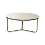 Xora KONFERENČNÍ STOLEK, krémová, kov, 80/80/35 cm