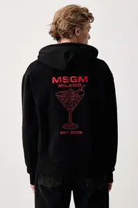 MSGM  mikina s kapucňou pánska bavlnená
