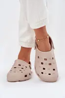 Boto Dámské Pěnové Pantofle Béžové LEMIGO 806