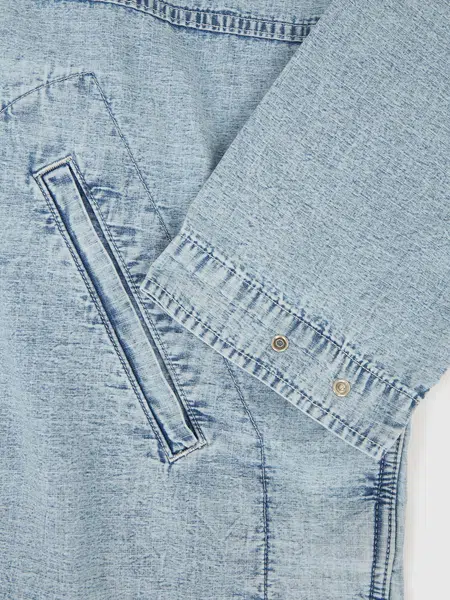 GAP Džínová oversize bunda Ripstop - Pánské