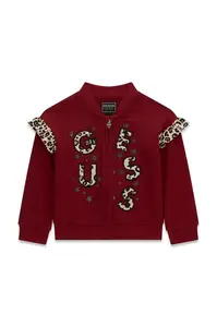 Guess  mikina na zips detská bavlnená