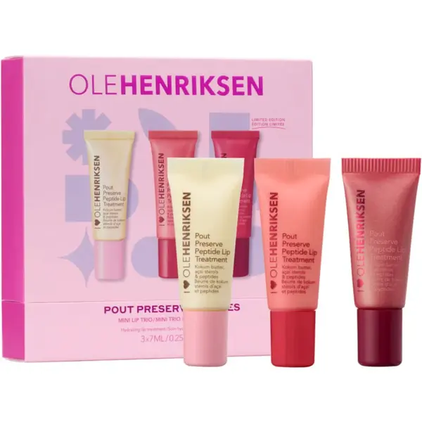 OLEHENRIKSEN Pout Preserve Mini Hydrating Peptide Lip Trio darčeková sada na pery