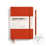 Leuchtturm1917 Zápisník Fox Red Medium A5 tečkovaný