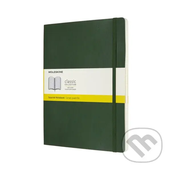 Moleskine - zelený zápisník Soft