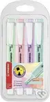 Zvýrazňovač STABILO swing cool Pastel, sada 4 ks