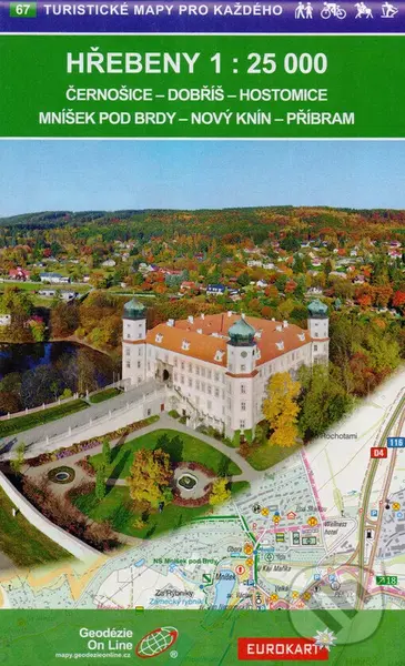 Hřebeny 1:25 000 / 67 Turistické mapy pro každého