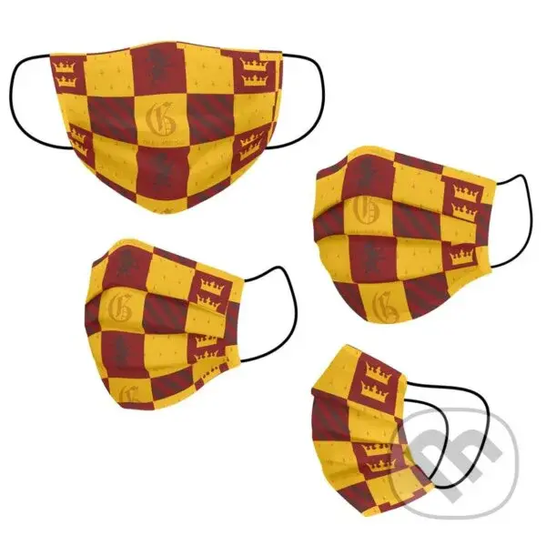 Detské ochranné rúško na ústa Harry Potter: Nebelvír - Gryffindor