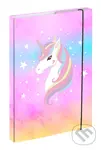 Desky na školní sešity Baagl Rainbow Unicorn (A4)