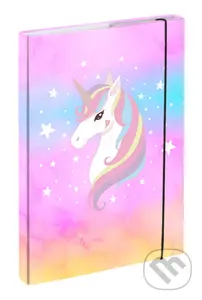 Desky na školní sešity Baagl Rainbow Unicorn