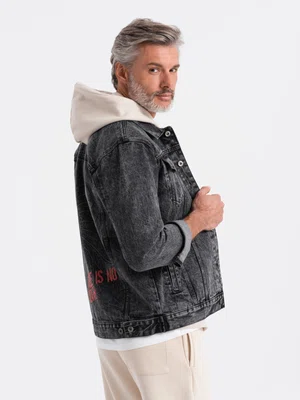 Ombre Men's mid-season jeans jacket