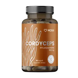 MOVit Cordyceps 30 % polysacharidov 500 mg