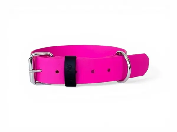 MA-NU Obojek Pink Freak, Růžový, Kování: Chrom, Obvod: 35 - 45 cm, Šířka: 3,8 cm