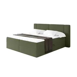 ALTDECOR POSTEL boxspring s matrací H3 - EVON - 180x200 cm Zelená