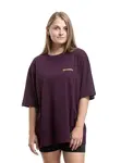 Unisex tričko meatfly mounti vínová m/l