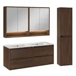 Petits-meubles KOUPELNOVÝ NÁBYTEK 121cm Edmé 2er-Set Dřevo