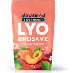 Allnature Broskev mrazem sušená mrazem sušené ovoce 30 g