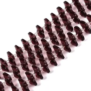 Transparent Glass Beads Strands