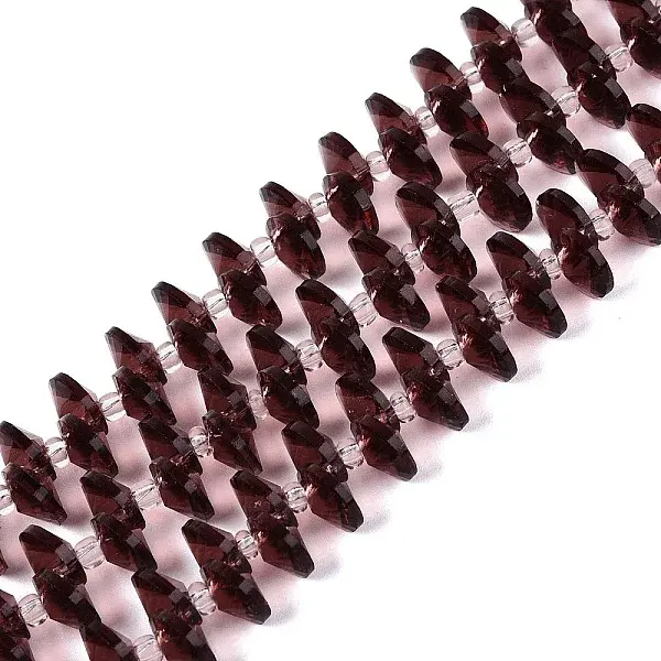 Transparent Glass Beads Strands