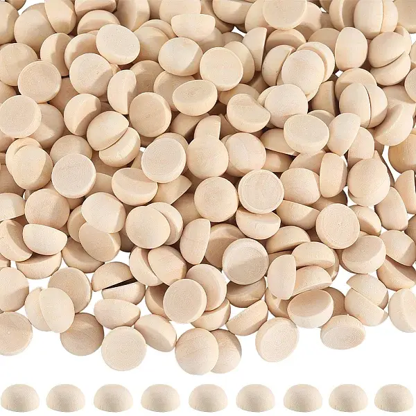 Unfinished Natural Wood Cabochons