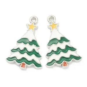 Alloy Enamel Pendants
