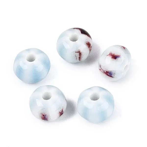 Vintage Handmade Porcelain Beads