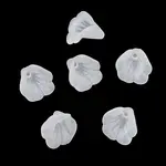 Acrylic Frosted Bead Caps